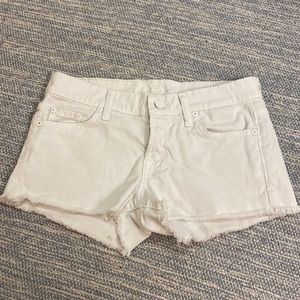 white short shorts